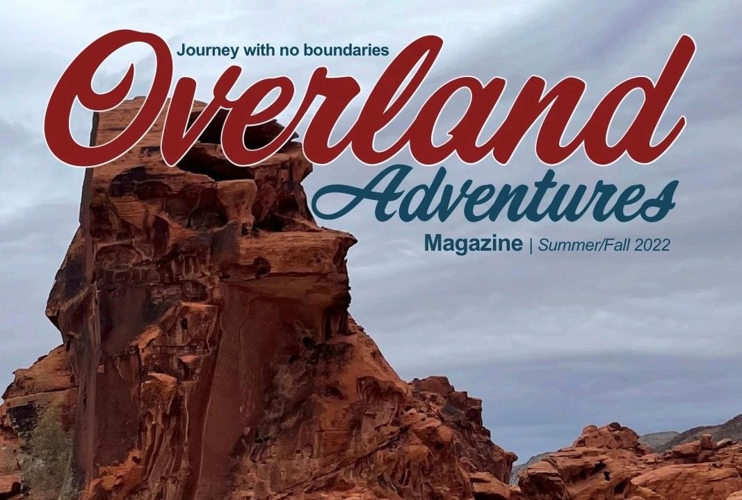 Overland Adventures Magazine Summer/Fall 2022 cover masthead